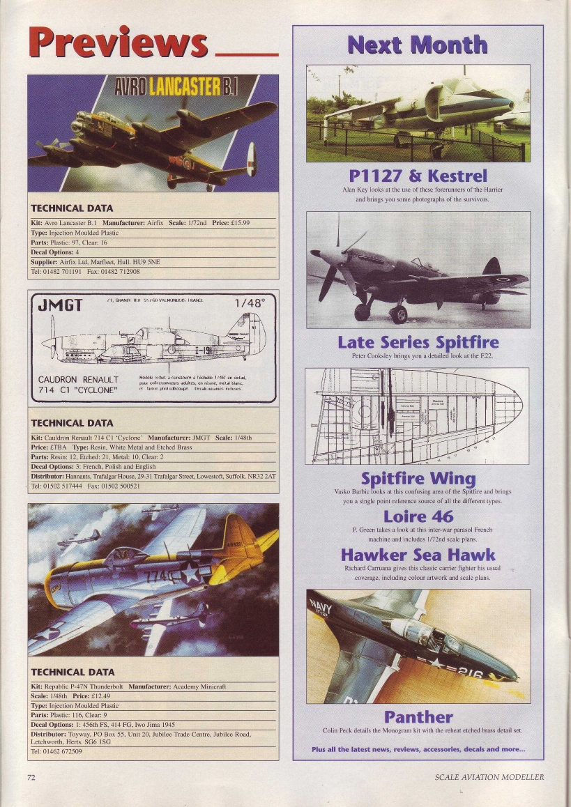 Scale Aviation Modeller International 1996-02